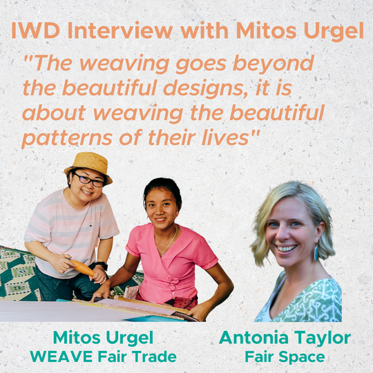 Empowering Women Refugees - Mitos Urgel, President of WEAVE Fair Trade & WFTO Asia