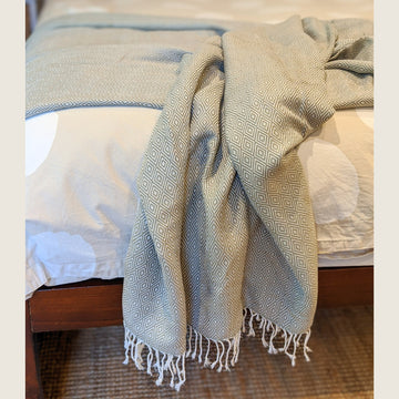 Handwoven Throw Sage