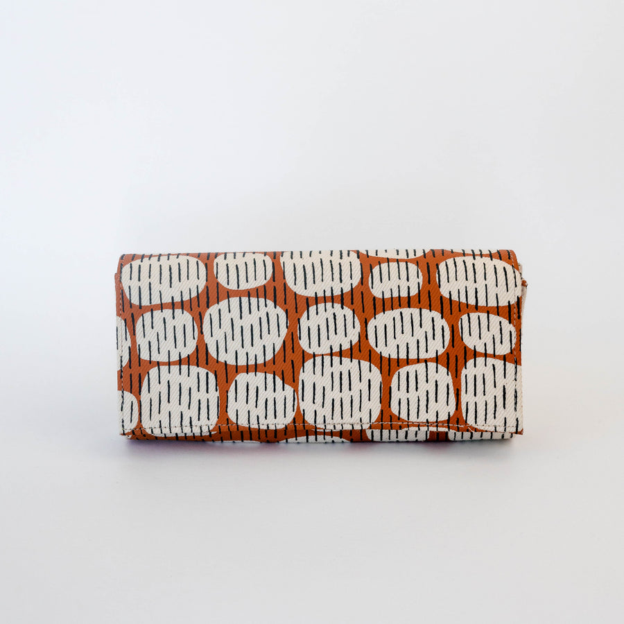 Purse  - Orange Pebbles