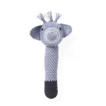 Fair Trade Crochet Rattle - Elephant