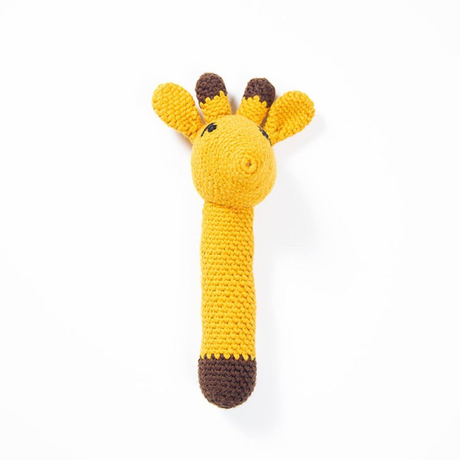 Fair Trade Crochet Rattle - Giraffe