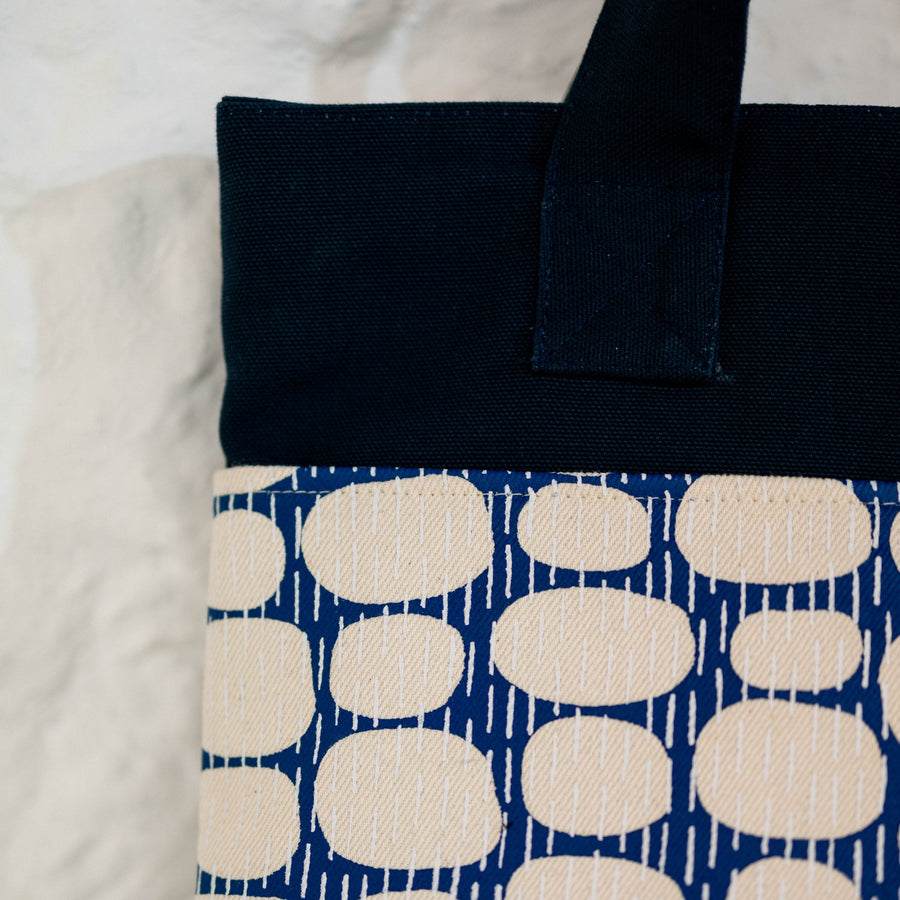 Tote Bag w Digital Insert  - River Pebbles